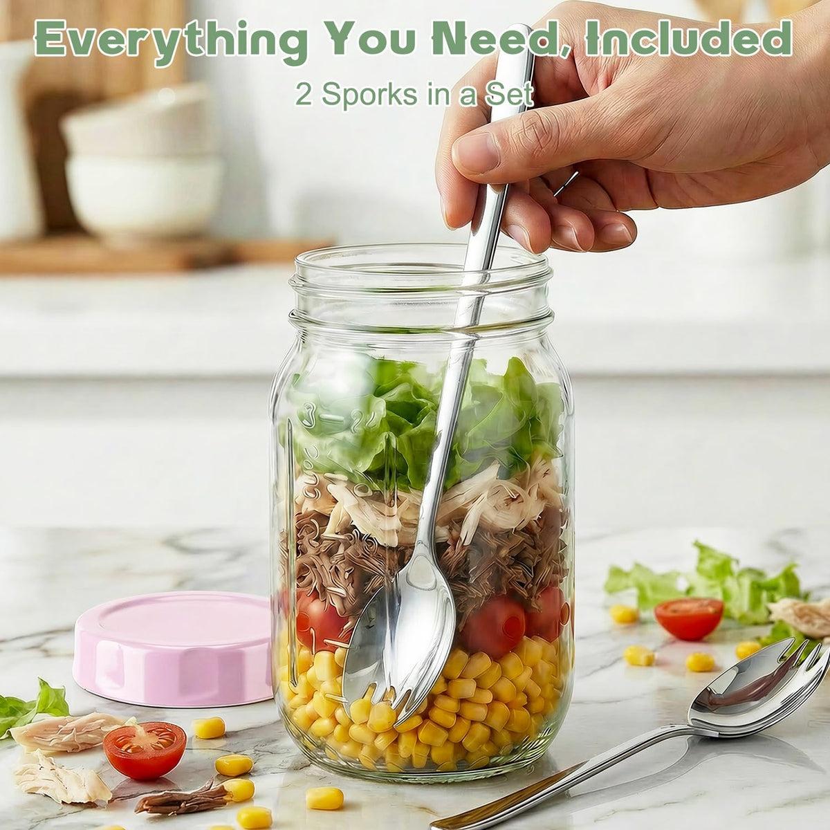 Torchero BPA-free glass jar ready for reuse and cleaning