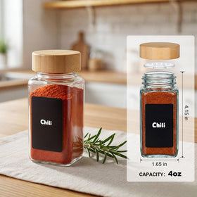 Torchero dual-function shaker lids offer precise sprinkling and easy pouring.