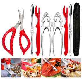 Torinalital crab leg cracker set for effortless shell cracking.