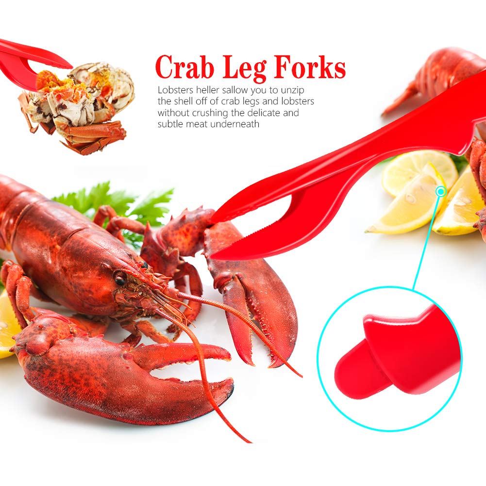 Torinalital seafood fork with ergonomic handle for comfortable use.
