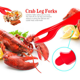 Torinalital seafood fork with ergonomic handle for comfortable use.