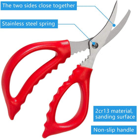 Torinalital seafood fork pair to lift meat from crevices.