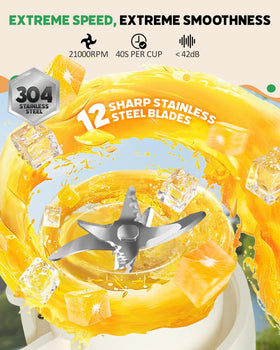Torlaist 12-blade design for silky textures anywhere, with fast blending.
