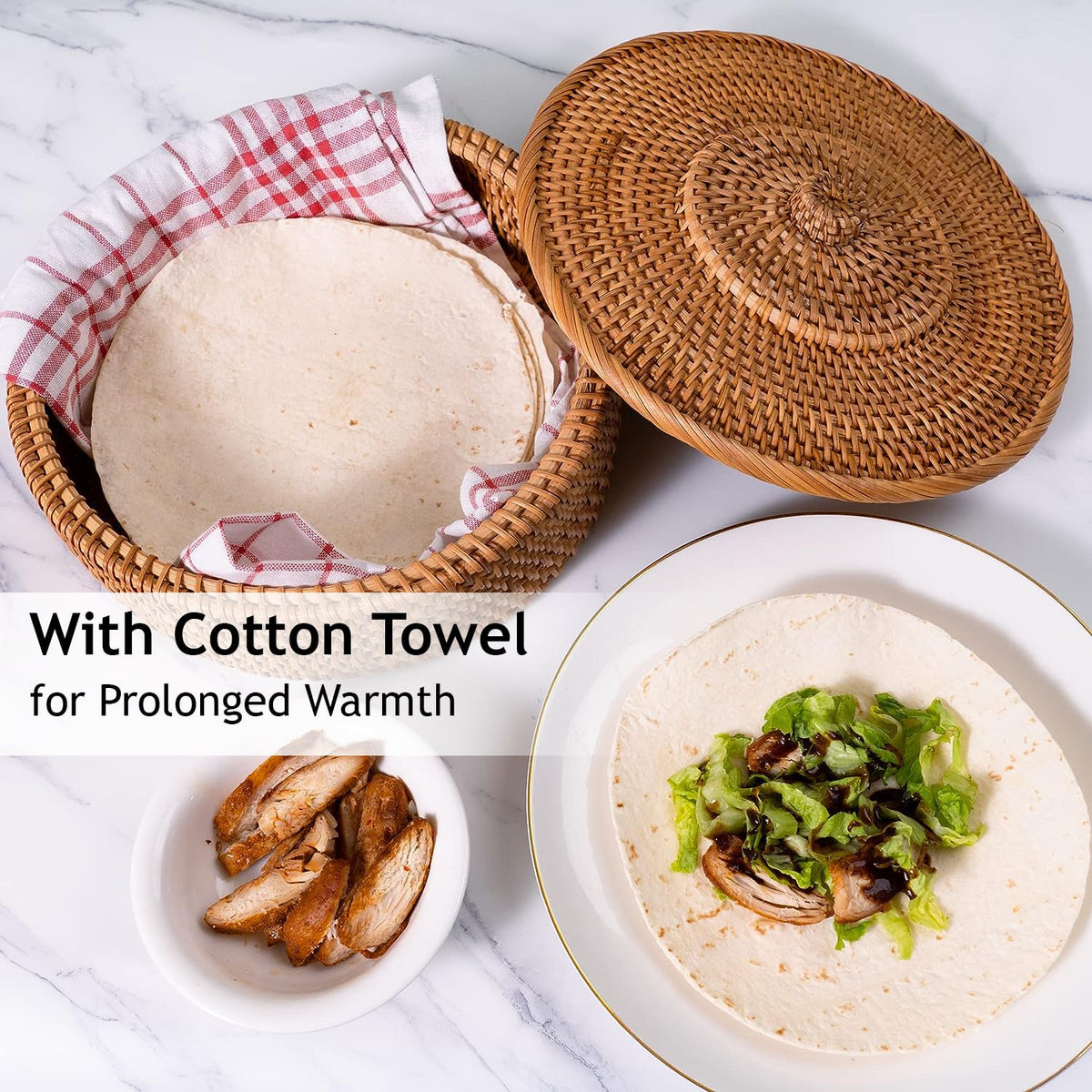 Tortillada ready-for-dinner-service on a kitchen counter.