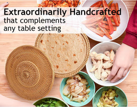 Tortillada traditional Mexican design adds charm to table settings.