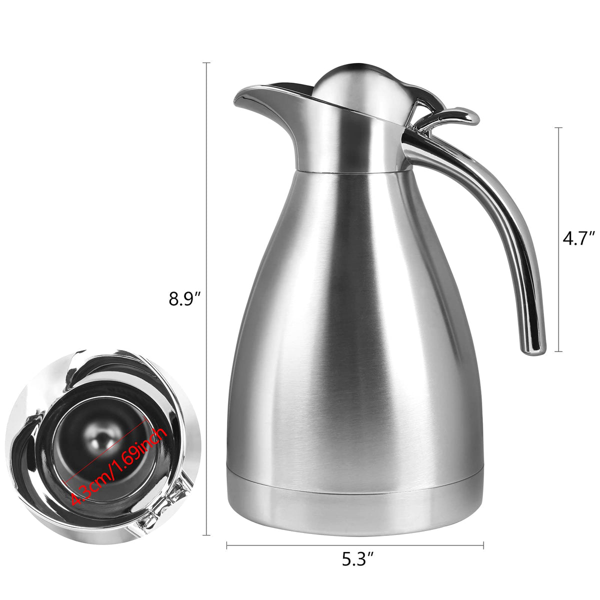 TOSAMZOO press-button top showing spill-proof efficiency for on-the-go use.