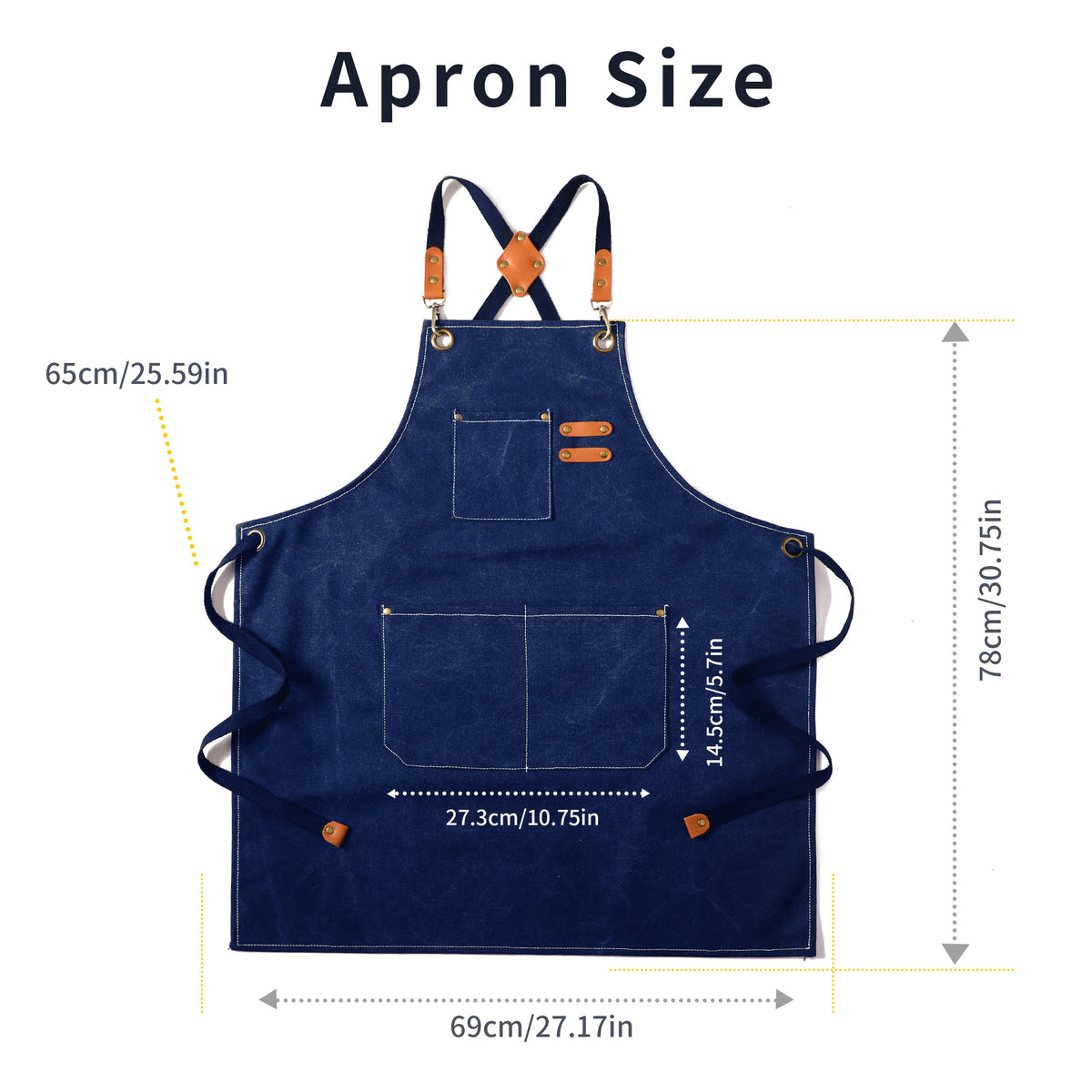 Tosewever apron in kitchen setting for cooking and prep.