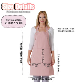 TOSHE Kitchen Apron stain-resistant fabric helps protect clothing during messy tasks.