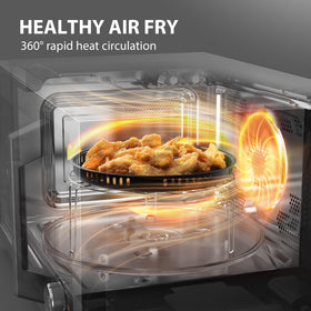 TOSHIBA inverter humidity sensor illustrating even cooking and precise timing