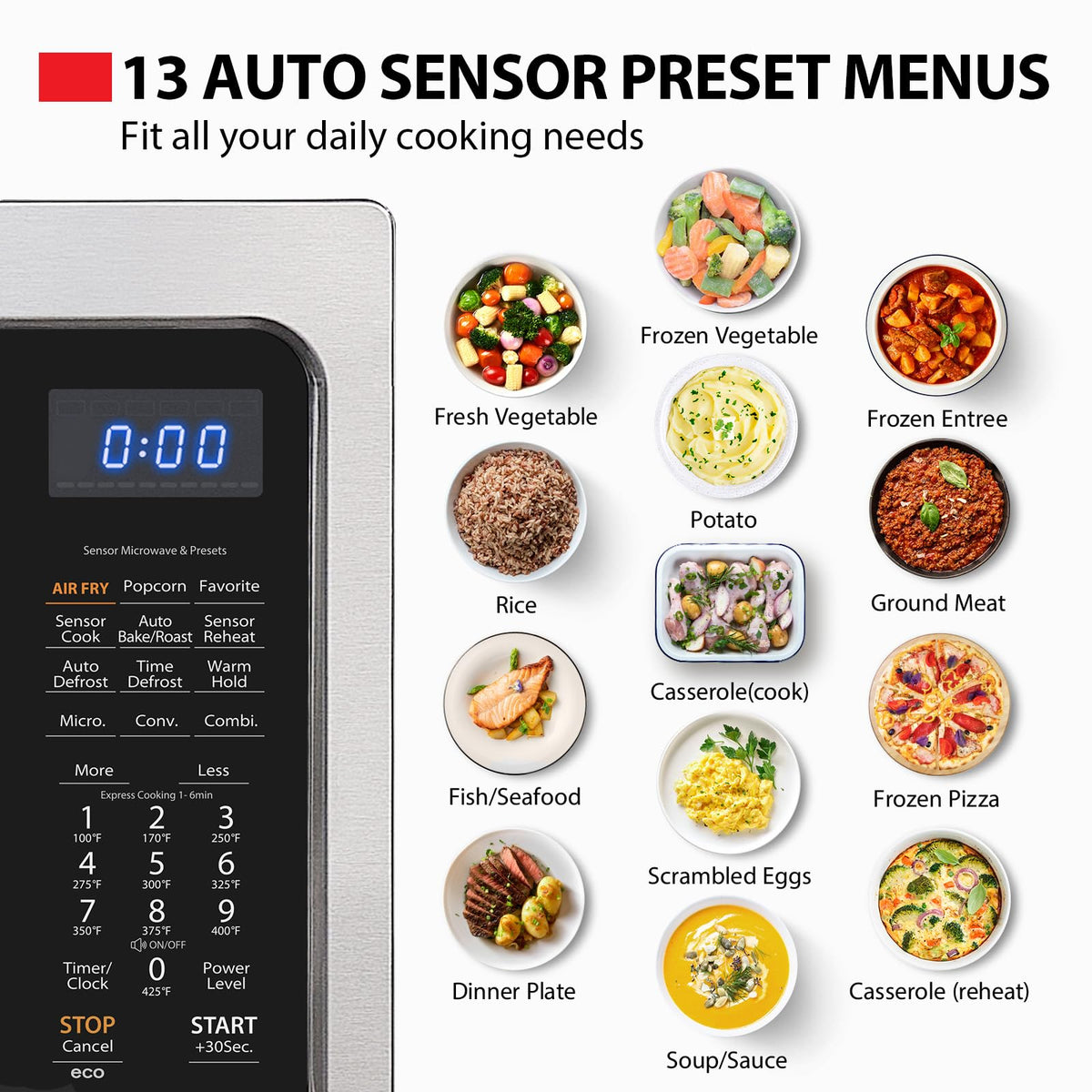 Toshiba ML-EC42P(SS) microwave-convection combo cooking in one unit