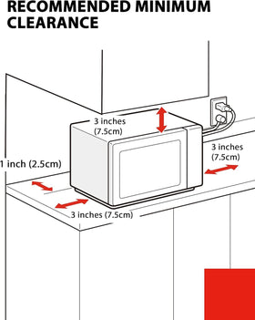TOSHIBA ML-EM45P(BS) black stainless finish enhances kitchen aesthetics.