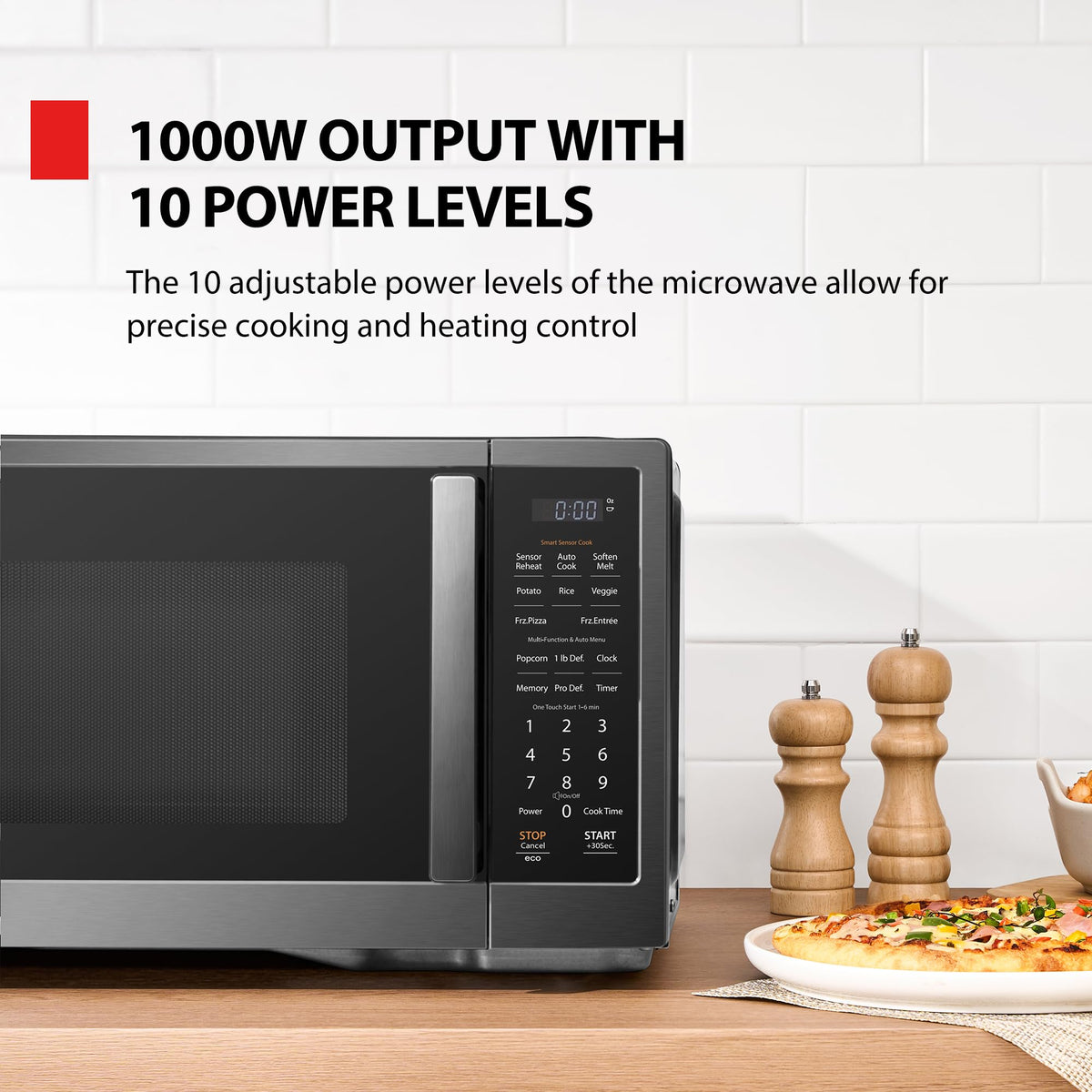 Toshiba ML4-EM12PA(BS) mute function reduces kitchen noise during cooking