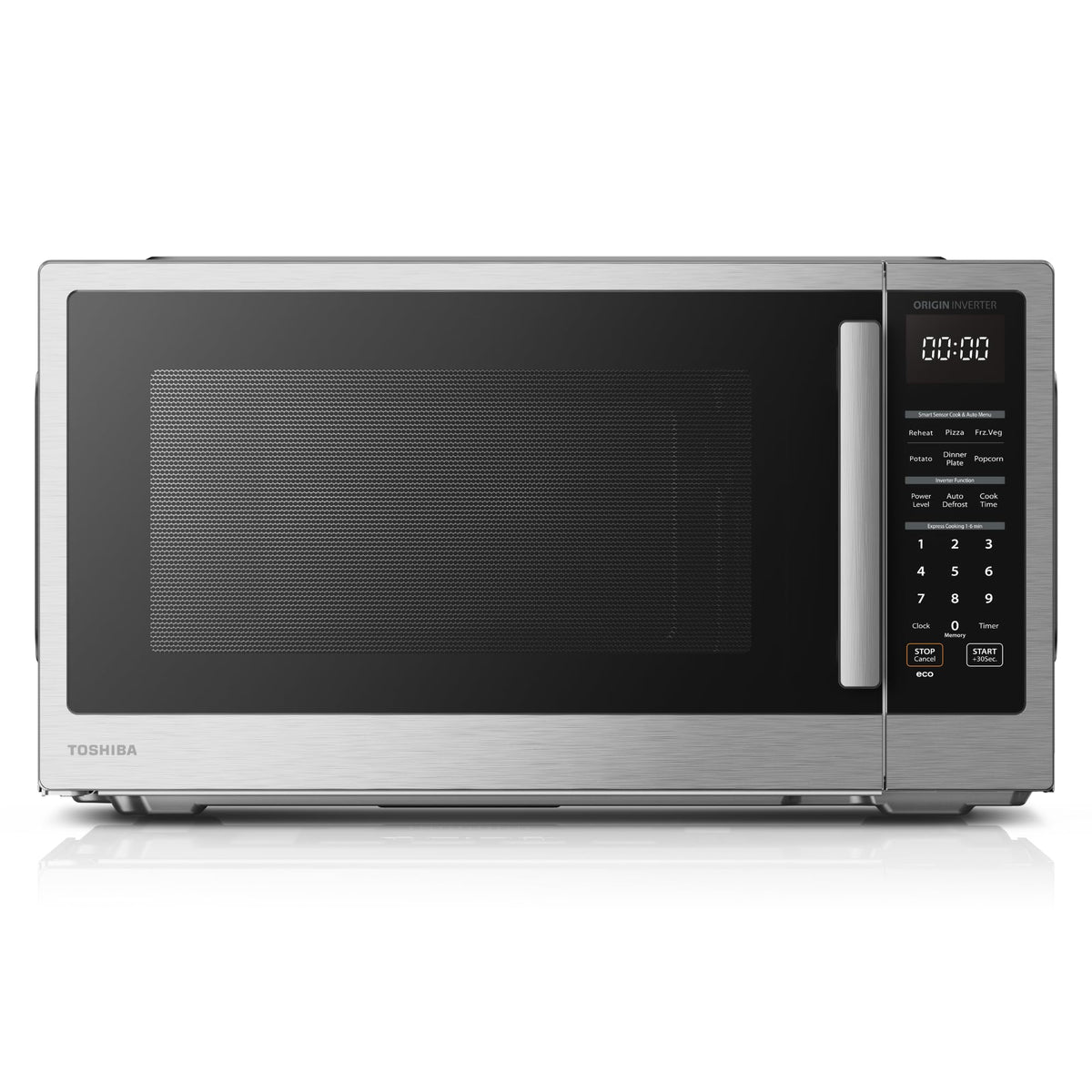 TOSHIBA ML4-EM22PAIT(SS) front view highlighting spacious interior for family meals