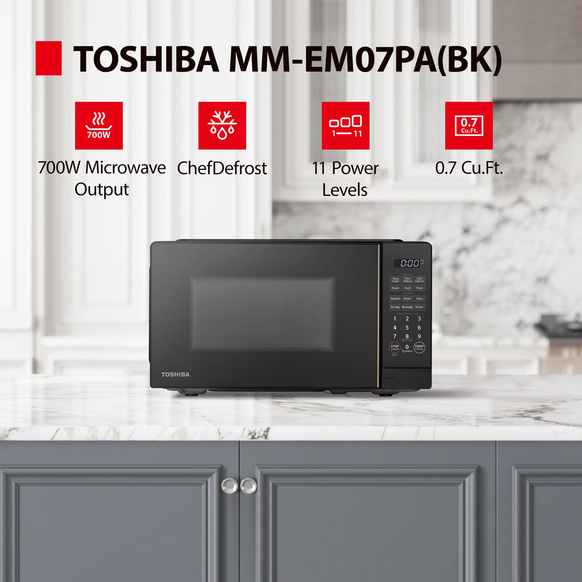 TOSHIBA MM-EM07PA Eco Mode for energy-efficient daily use.