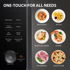 TOSHIBA mute function for quiet kitchen operation