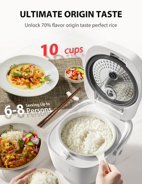 TOSHIBA OriginTaste with 3D heating delivers even cooking across grains