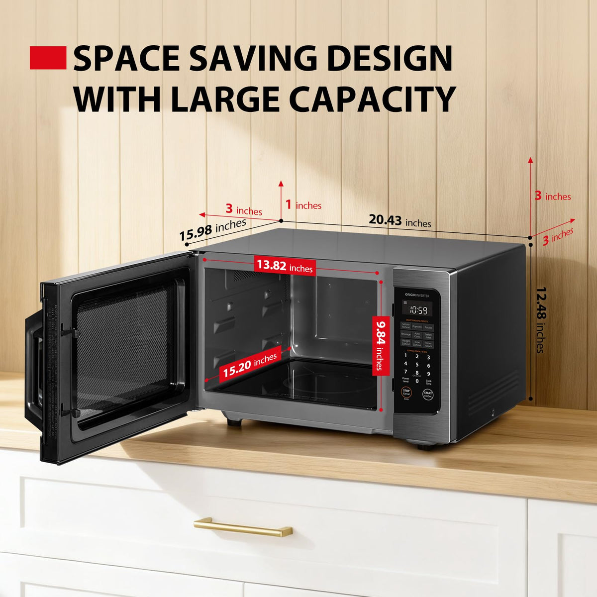 TOSHIBA smart sensor menus tailor heating based on food moisture.