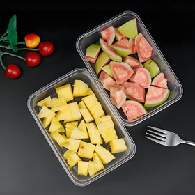 Tosnail clear containers help organize the kitchen and speed prep.