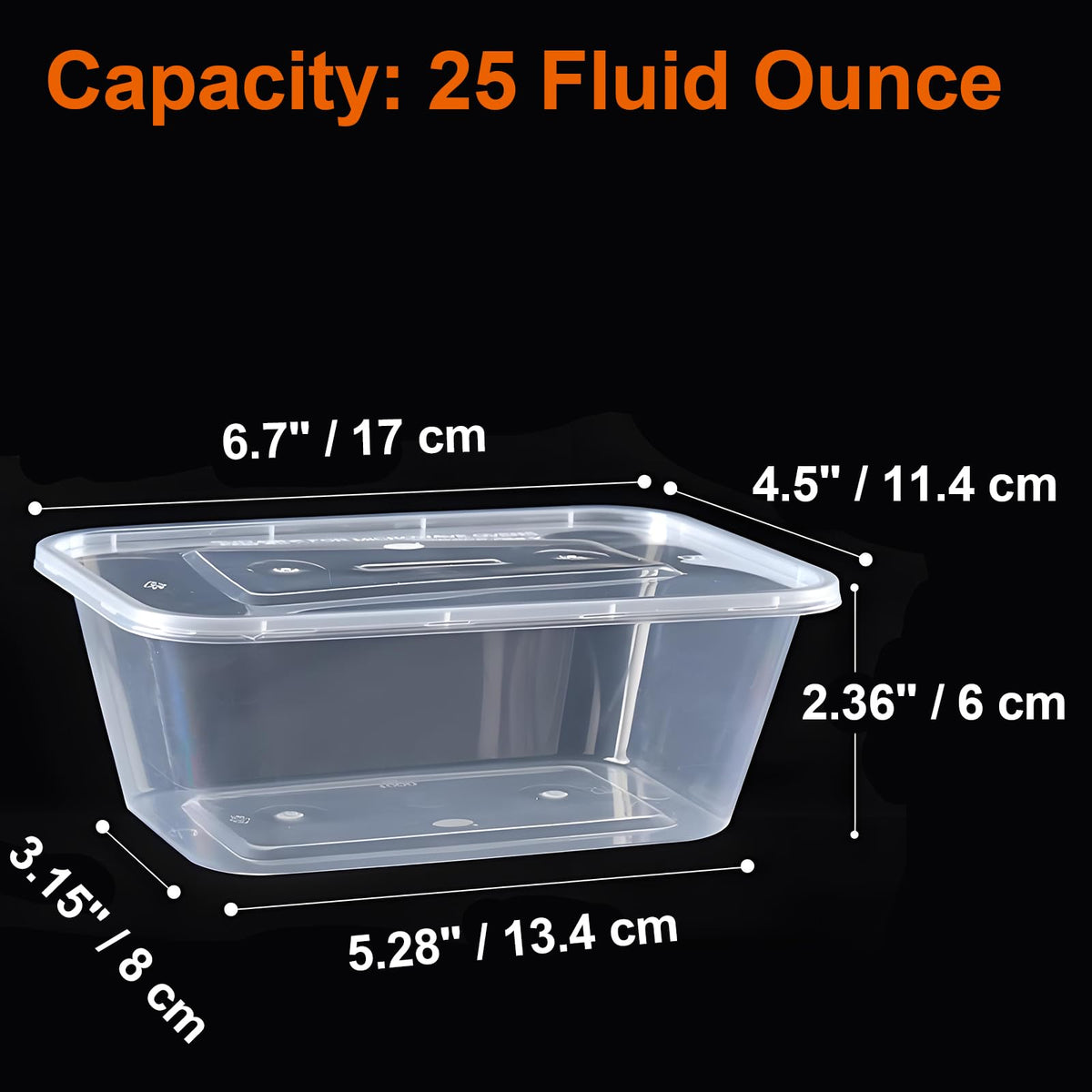 Tosnail leak-proof lid on stackable container prevents spills.