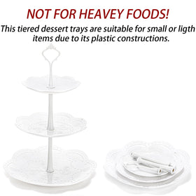 Tosnail round 3-tier stand elevates pastries for elegant setups