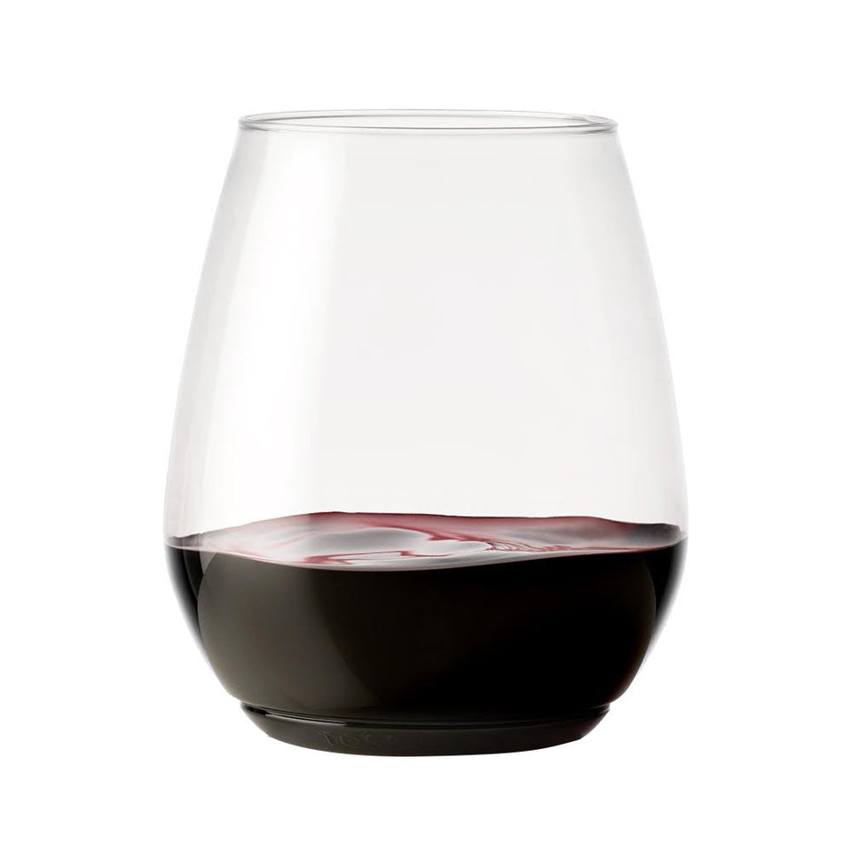 TOSSWARE POP 18oz Vino XL glass with crystal clarity for elegant outdoor sipping.