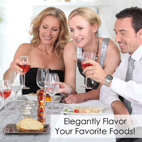 Baltique Marrakesh pepper grinder with wide refill opening for quick, spill-free refills
