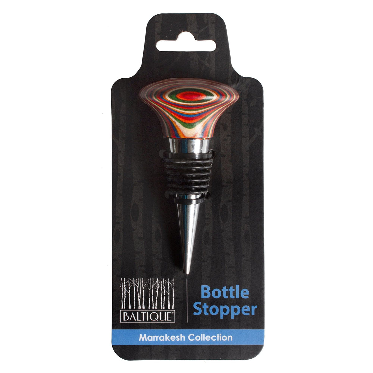 Totally Bamboo Baltique Marrakesh stopper gift-ready packaging emphasizes thoughtful gift.
