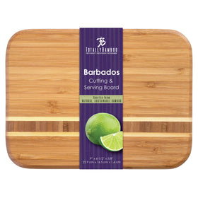 Totally Bamboo Barbados cutting board offers a practical everyday prep surface.
