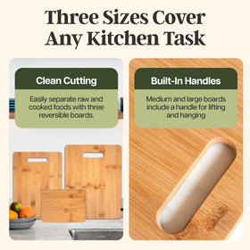Totally Bamboo small board ideal for garnishes and snacks