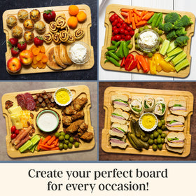 Totally Bamboo juice-groove side helps prep and catch juices.