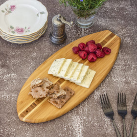 Totally Bamboo Lil' Surfer serves charcuterie with beachy charm.