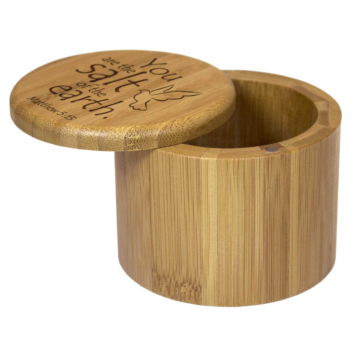 Versatile storage solution for salts, herbs, or small desk items.