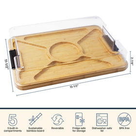 Totally Bamboo serving tray ideal for entertaining guests at home.