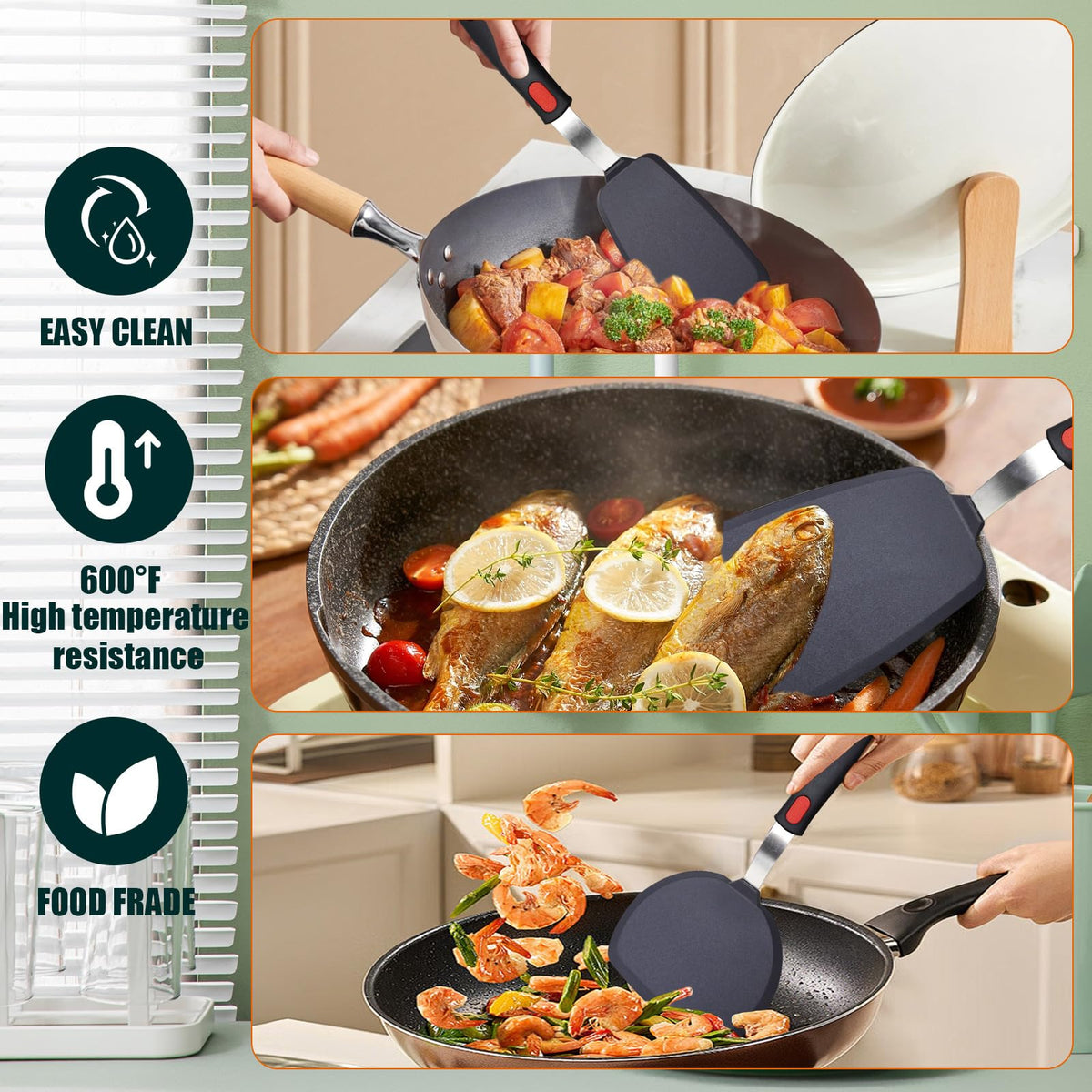 TOTDTDA pancake spatula image — large spatula for easy pancake flipping