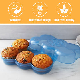 Touch Up Cup BPA-free container for safe muffin storage.