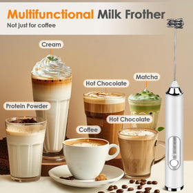 Toughwild milk frother handheld compact and easy to clean