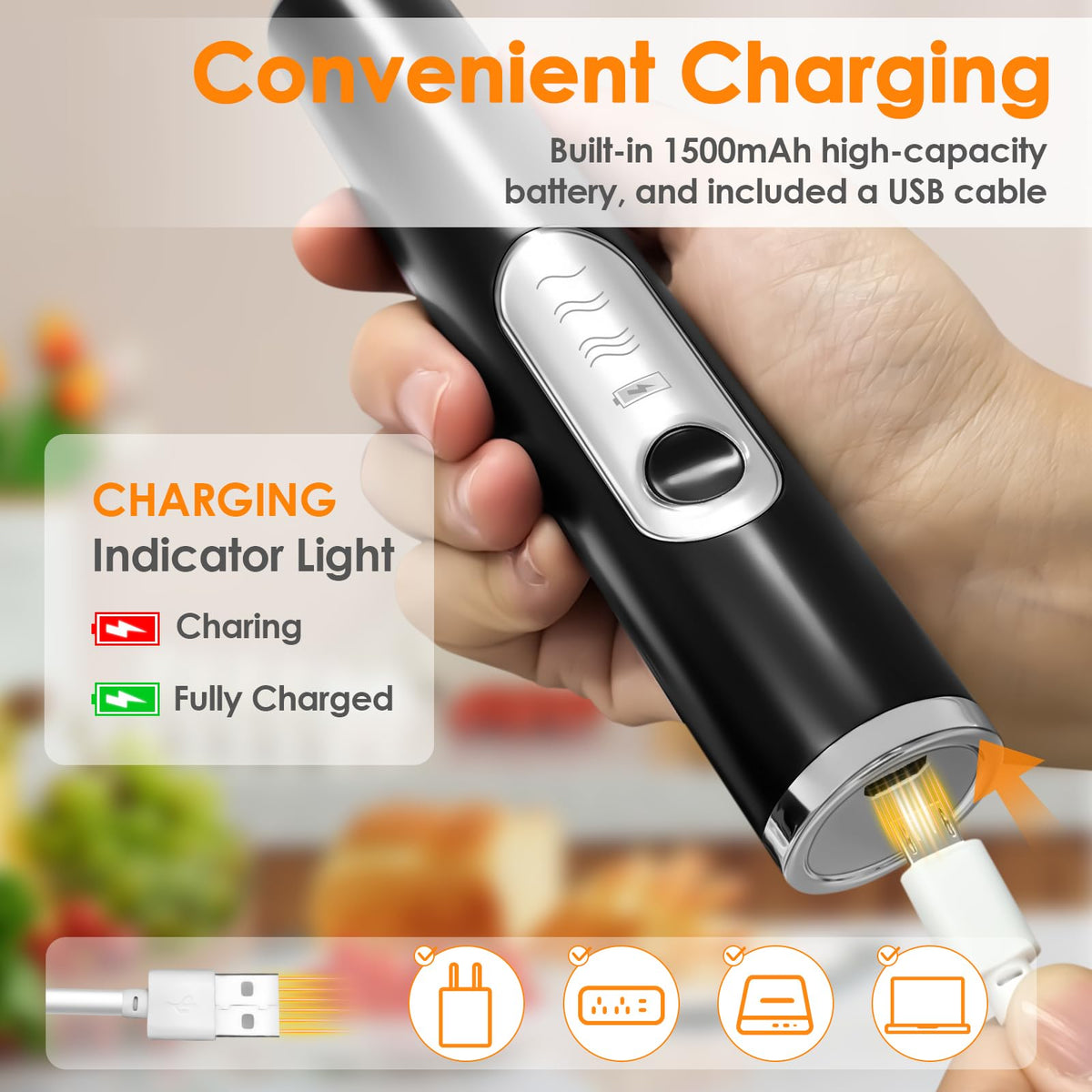 Toughwild device featuring 3-speed control for versatile blending.