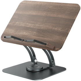 Tounee book stand with 360° rotation for flexible viewing angles during reading.