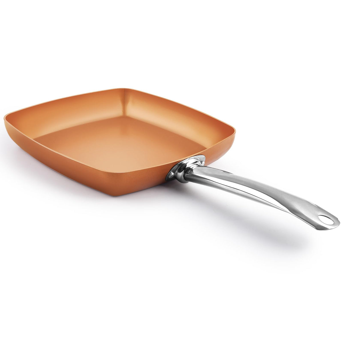 Toutrop 9.5-inch copper square pan enables versatile everyday cooking.