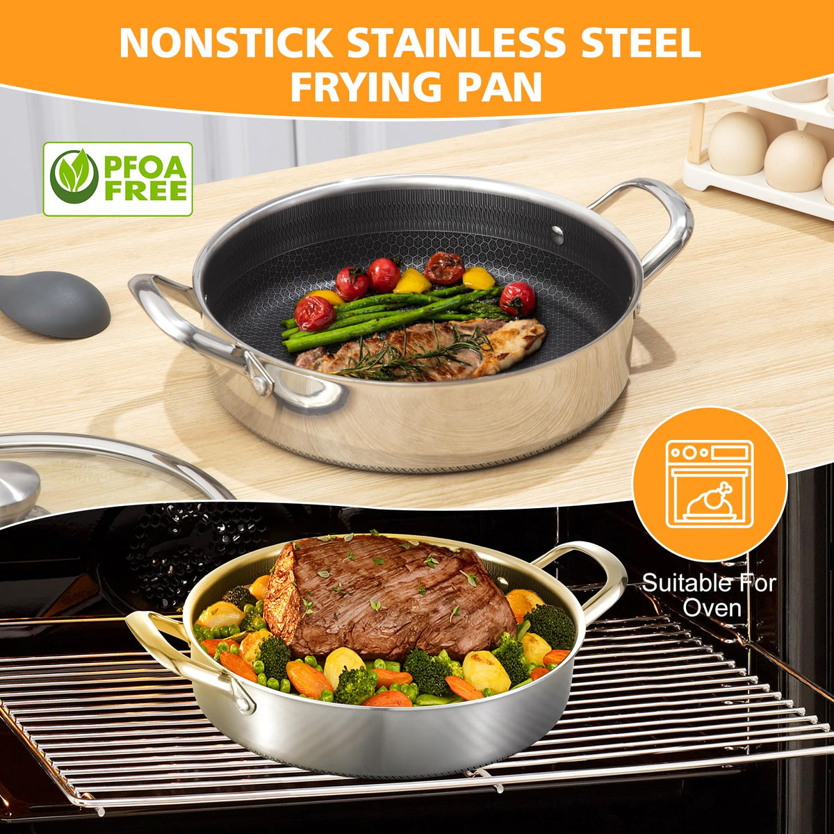 Toutrop easy-clean surface, dishwasher-safe for quick cleanup