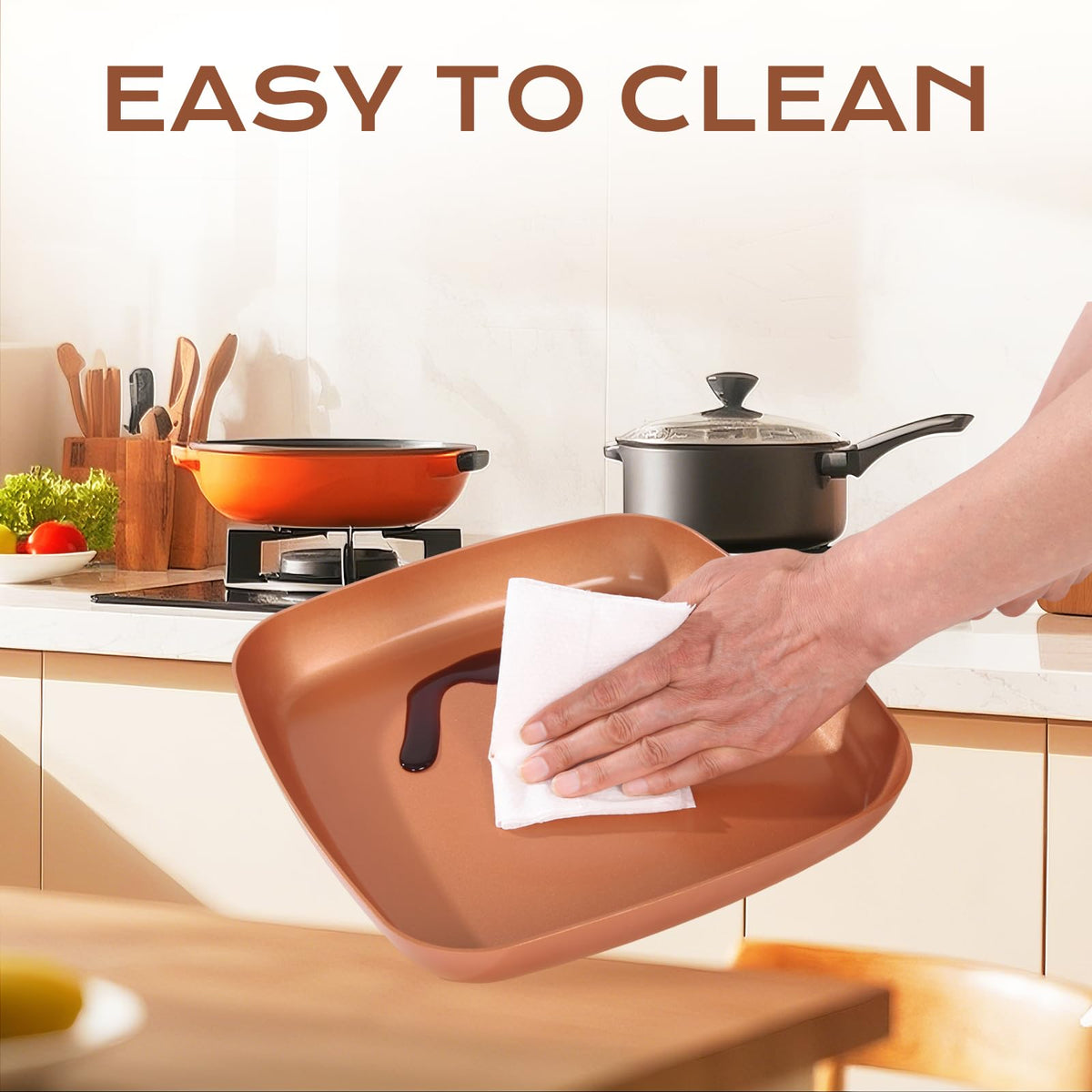 Toutrop oven- and dishwasher-safe pan for busy kitchens