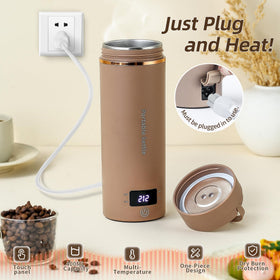 Touxila kettle with four presets and LCD display for precise temperature control.