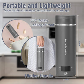 Touxila travel kettle auto shut-off feature for safe use