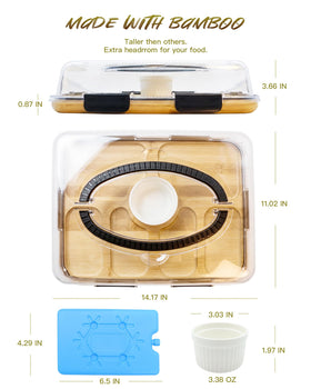 TOVICE carry handle enables easy transport to picnics.