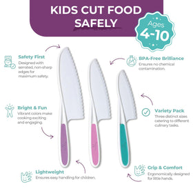 Tovla Jr blades closeup highlighting the safe serrated design.