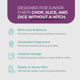 TOVLA JR. Montessori-inspired design promotes hands-on learning and independence.