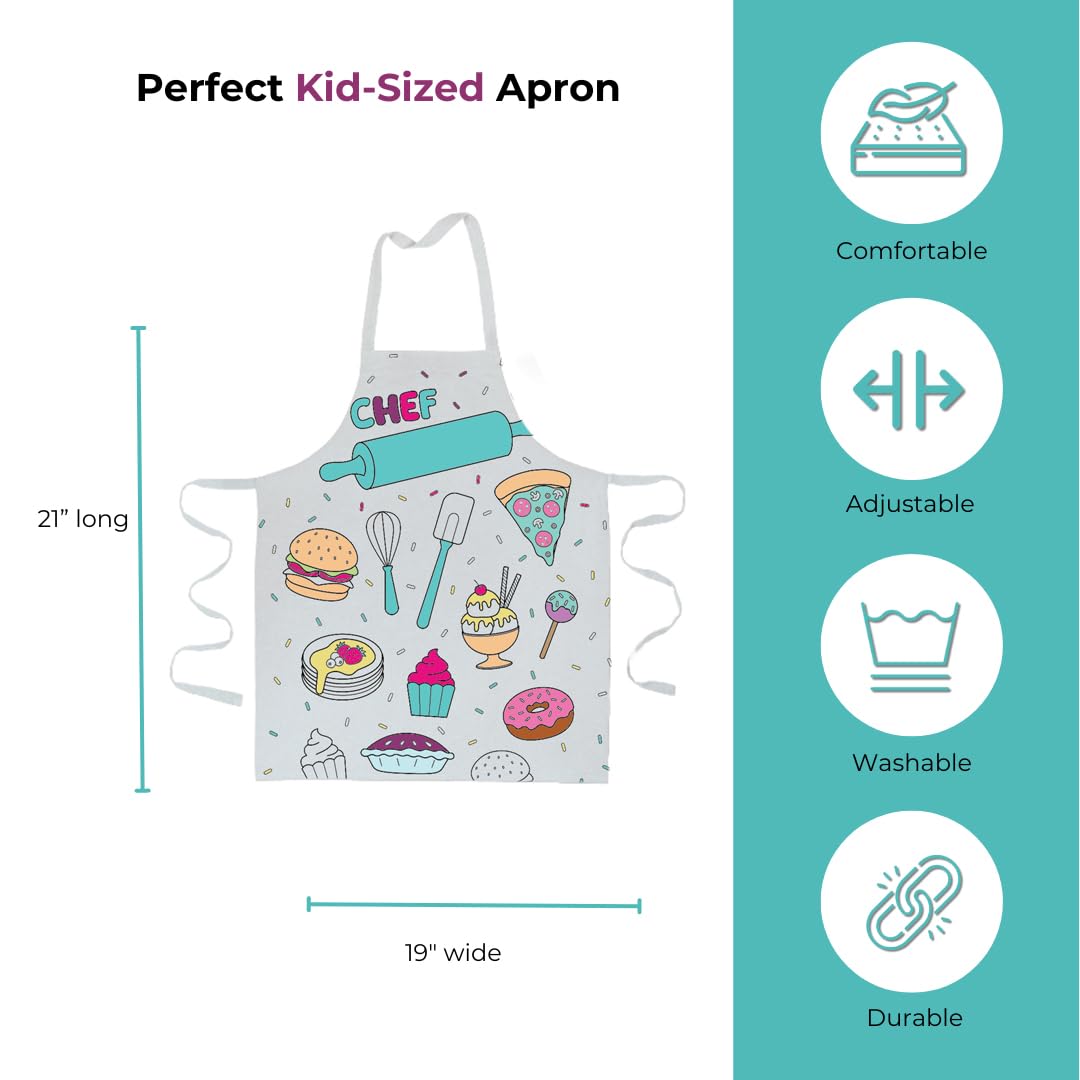 TOVLA JR personalized name on apron for ownership.