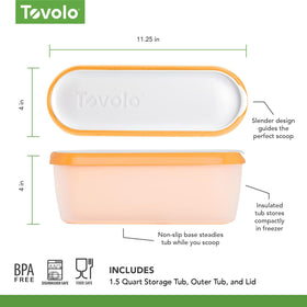 Tovolo 1.5-quart capacity handles family batches with room to spare.
