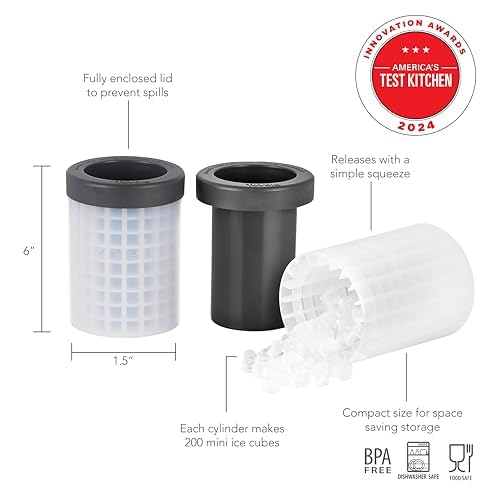 Tovolo compact freezer-friendly design saves space