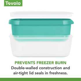 Tovolo BPA-free plastic is durable and dishwasher-safe for reuse.